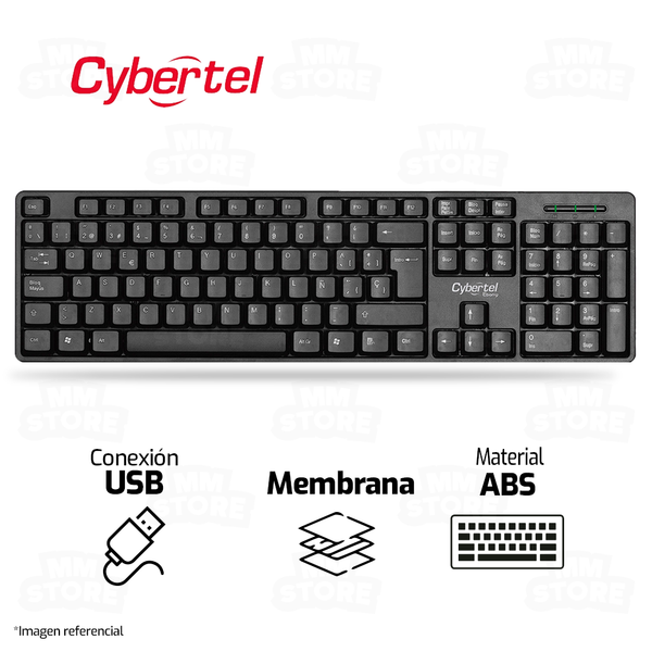 TECLADO CYBERTEL EBONY - CYB K105 | MEMBRANA