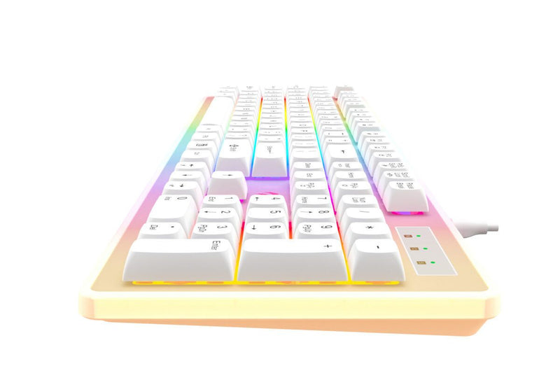 TECLADO HAVIT KB876L | RGB | BLANCO