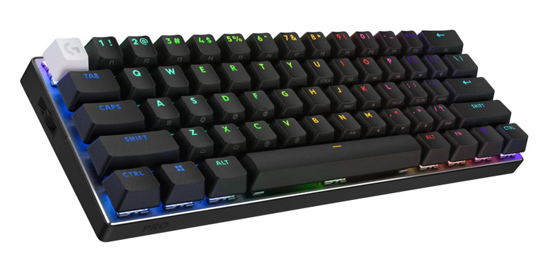 TECLADO LOGITECH GPRO X 60 | MECANICO | SW-GX OPTICAL TACTILE | RGB | NEGRO