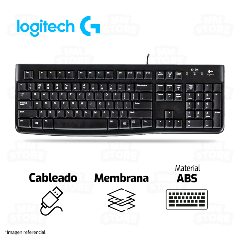 TECLADO LOGITECH K120 | MEMBRANA