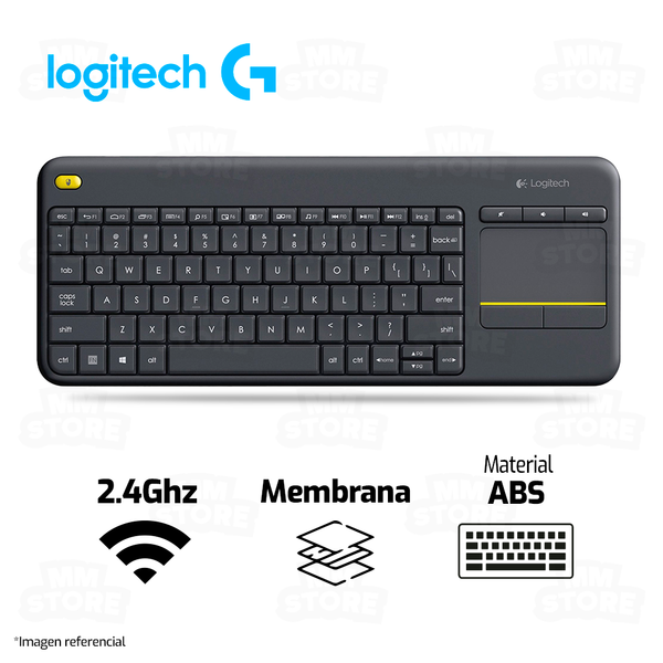 TECLADO LOGITECH K400 PLUS CON TOUCHPAD | INALAMBRICO | MEMBRANA