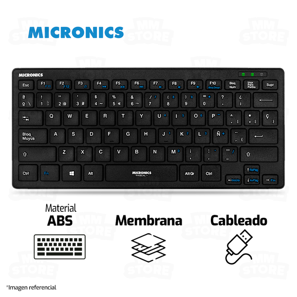 TECLADO MICRONICS PASCAL MIC K500 | MEMBRANA