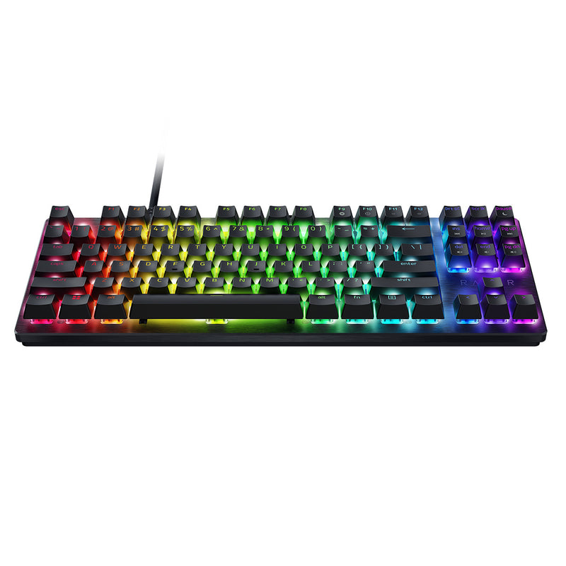 TECLADO RAZER HUNTSMAN V3 X TENKEYLESS | ESPAÑOL | MECANICO | SW-PURPLE | RGB | NEGRO