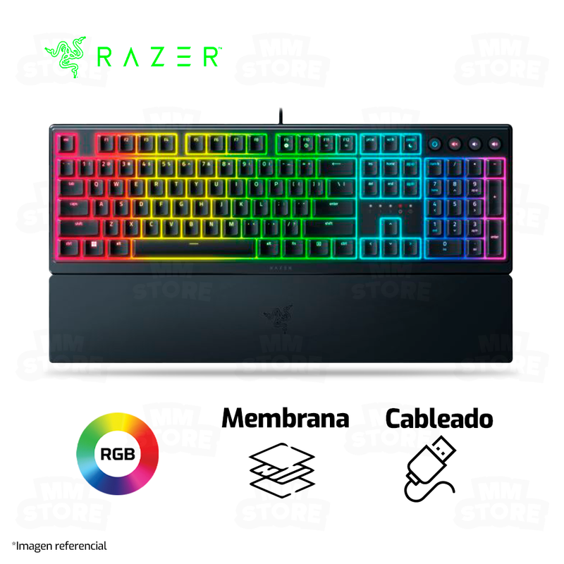 TECLADO RAZER ORNATA V3 LOW PROFILE | SEMI-MECANICO | RGB