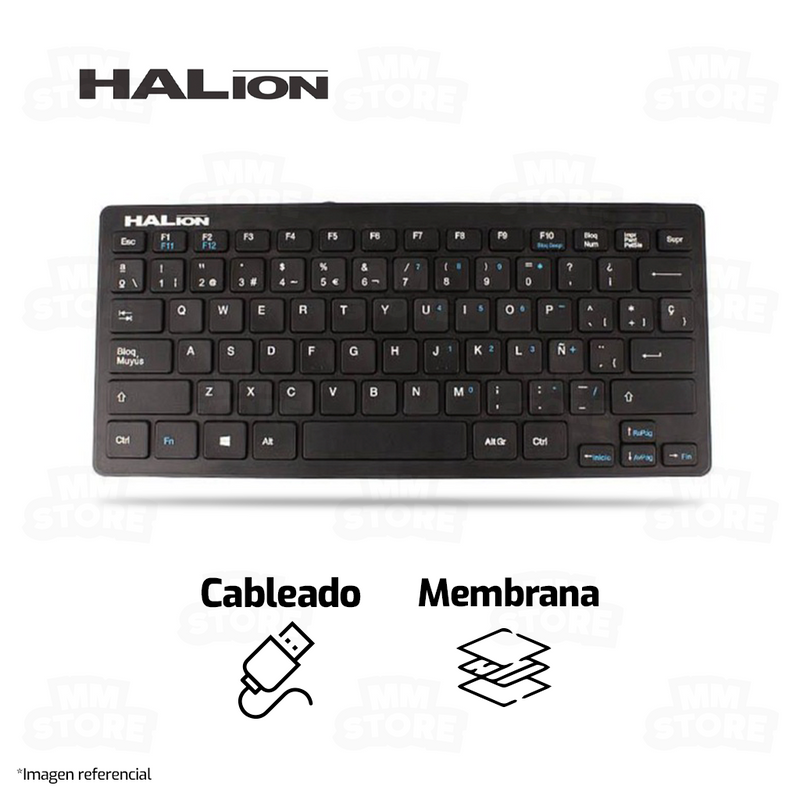 TECLADO HALION HA-K126 | MEMBRANA