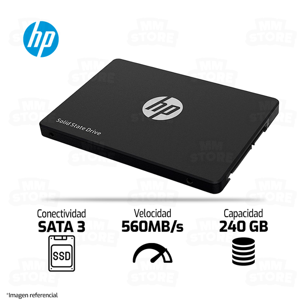 UNIDAD DE ESTADO SOLIDO SSD HP S650 | 240GB