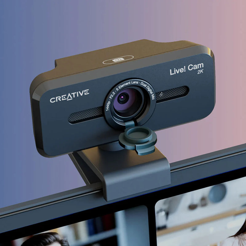 WEBCAM CREATIVE LIVE CAM SYNC V3 2K | QHD | 1440p-30fps | 1080p-30fps