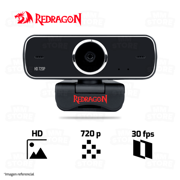 WEBCAM REDRAGON FOBOS GW600 | HD | 720p | 30fps