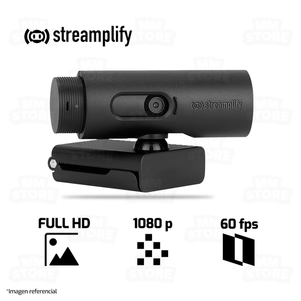 WEBCAM STREAMPLIFY CAM-FHD-2M60-BK | FULL HD | 1080p-60fps