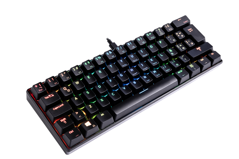 TECLADO VSG MINTAKA | MECANICO | SW-BLUE | RGB | NEGRO