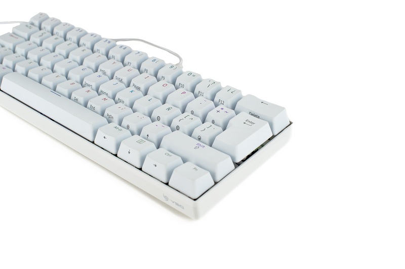 TECLADO VSG MINTAKA | MECANICO | SW-BLUE | RGB | BLANCO