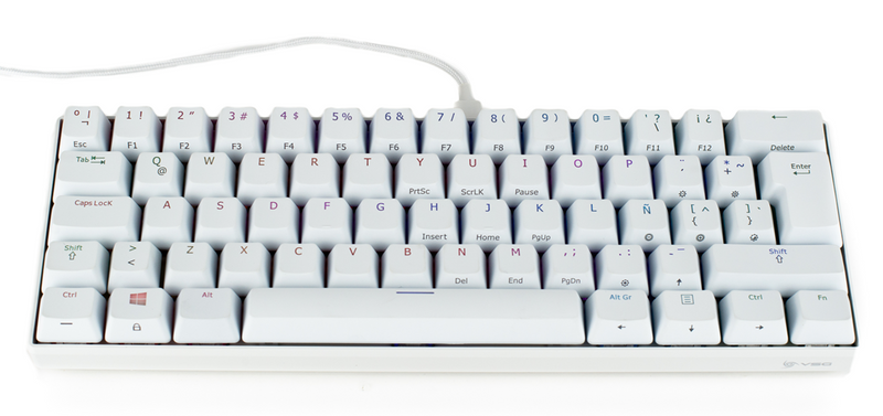 TECLADO VSG MINTAKA | MECANICO | SW-BLUE | RGB | BLANCO