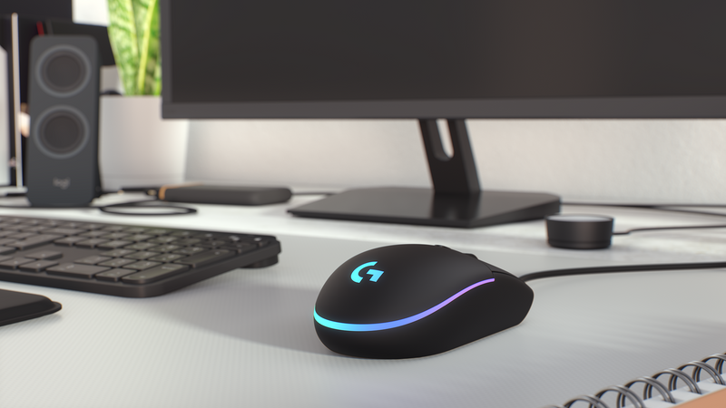 MOUSE LOGITECH G203 LIGHTSYNC | 8,000 DPI | RGB | NEGRO