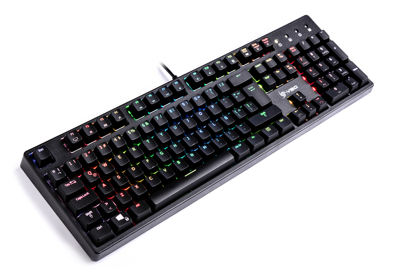 TECLADO VSG ALNILAM | MECANICO | SW-RED | RGB | NEGRO