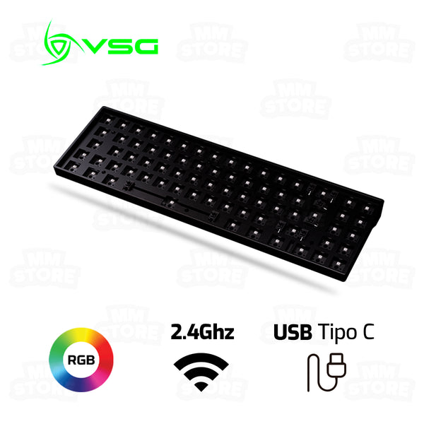 BASE DE TECLADO VSG BELLATRIX | MECANICO | NEGRO