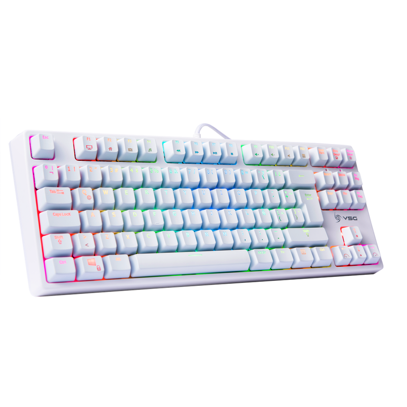 TECLADO VSG ALNITAK | MECANICO | SW-BLUE | RGB | BLANCO