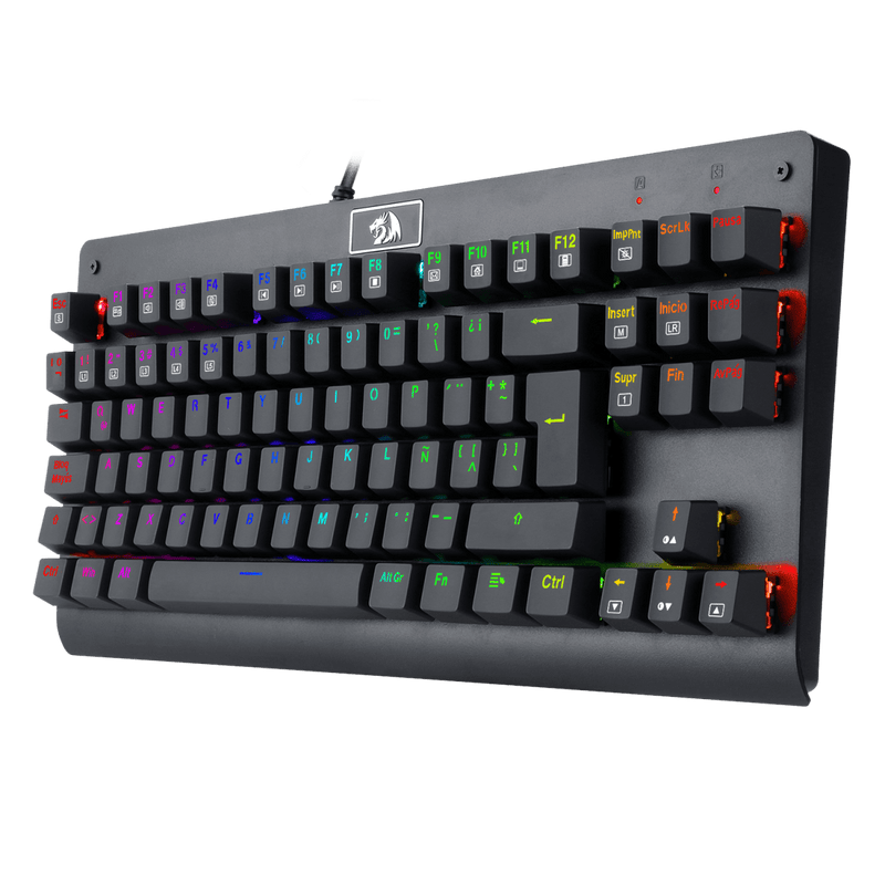 TECLADO REDRAGON DARK AVENGER K568 SW-RED + MOUSE REDRAGON K1NG M724 CABLEADO NEGRO