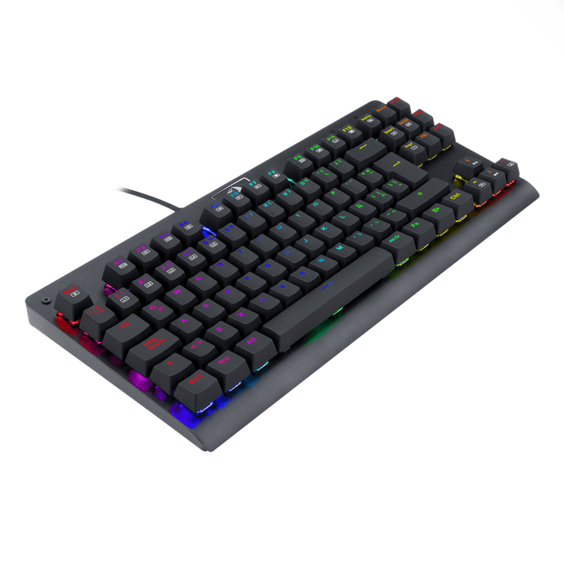 TECLADO REDRAGON DARK AVENGER K568 SW-RED + MOUSE REDRAGON K1NG M724 CABLEADO NEGRO