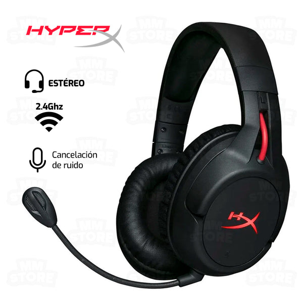 AUDIFONO HYPERX CLOUD FLIGHT | INALAMBRICO | ESTEREO | ROJO