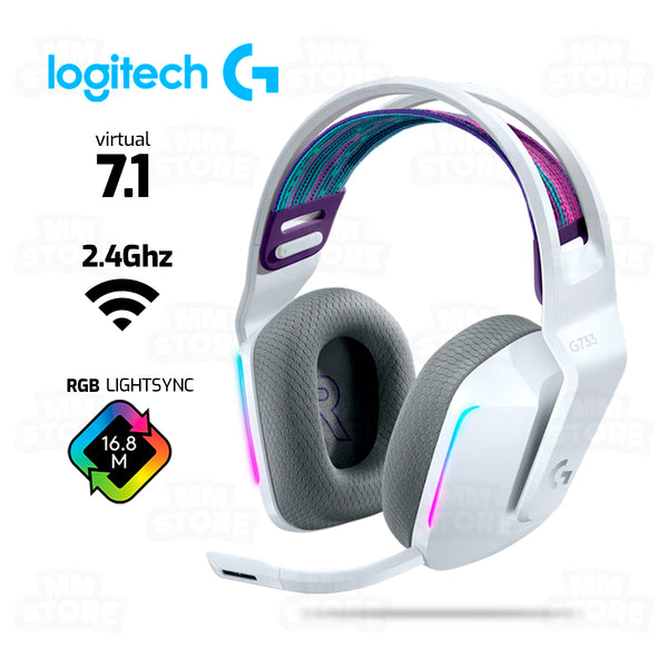 AUDIFONO LOGITECH G733 | INALAMBRICO | RGB | BLANCO