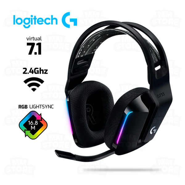 AUDIFONO LOGITECH G733 | INALAMBRICO | RGB | NEGRO