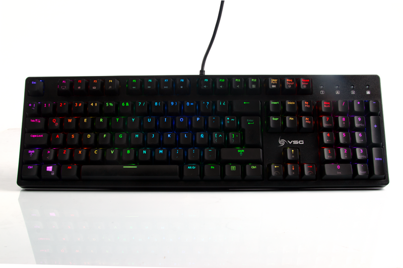 TECLADO VSG ALNILAM | MECANICO | SW-RED | RGB | NEGRO