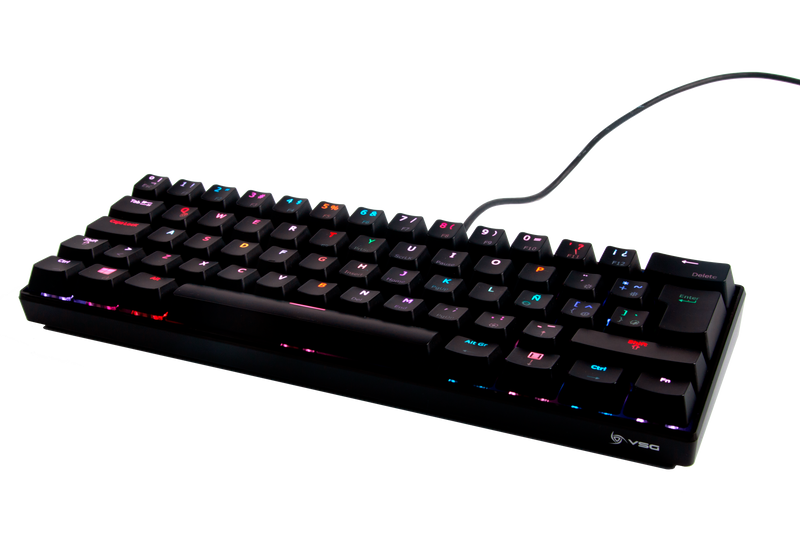 TECLADO VSG MINTAKA | MECANICO | SW-BLUE | RGB | NEGRO