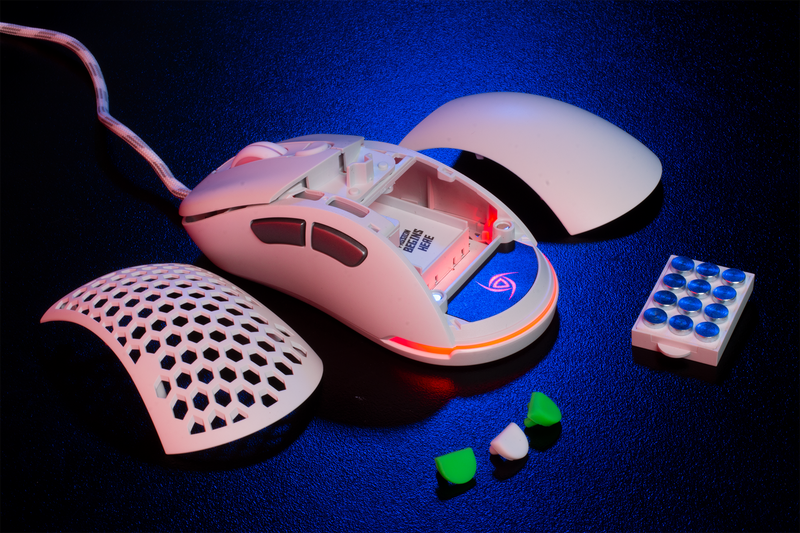 MOUSE VSG AQUILA AIR BRILLANTE | 16,000 DPI | RGB | BLANCO