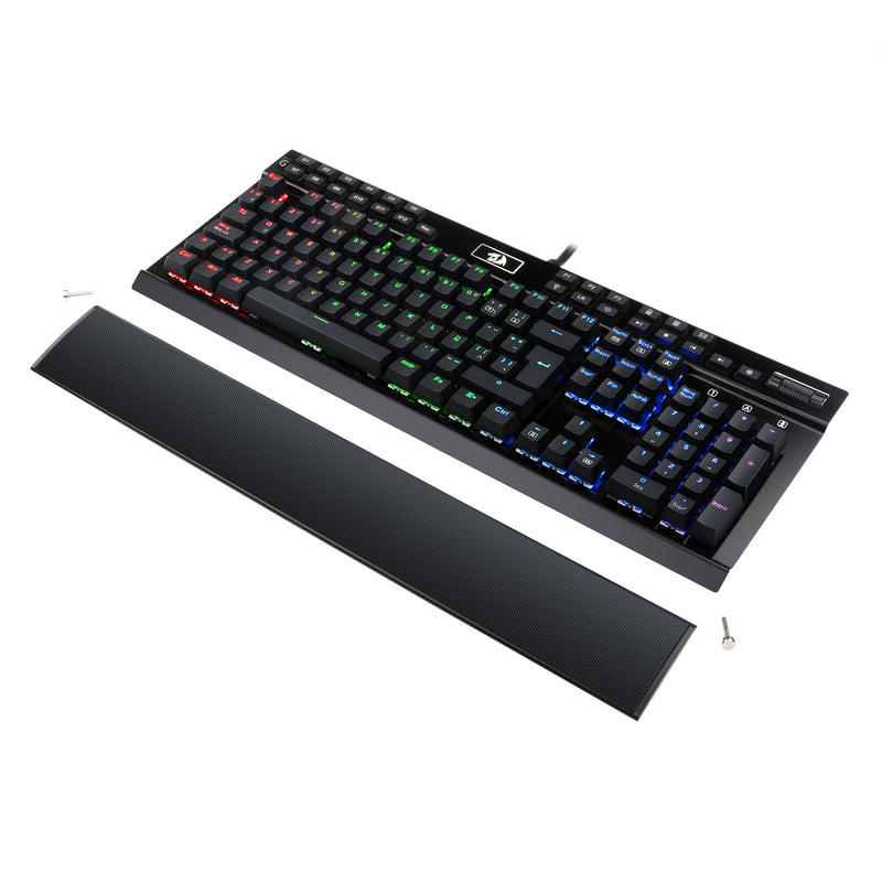 TECLADO REDRAGON YAMA BLACK K550 | MECANICO | SW-PURPLE | RGB | NEGRO