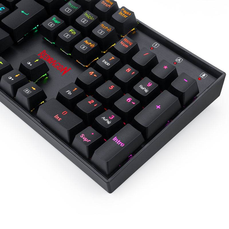 TECLADO REDRAGON MITRA K551 | MECANICO | SW-RED | RGB