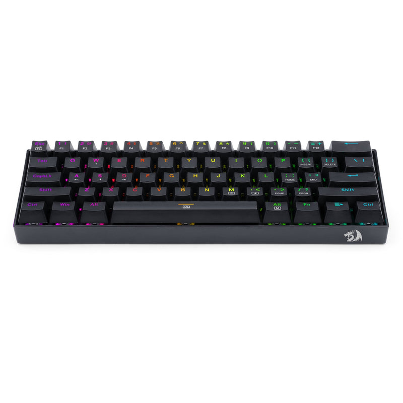 TECLADO REDRAGON DRAGONBORN K630 | INGLES | MECANICO | SW-BROWN | RGB | NEGRO