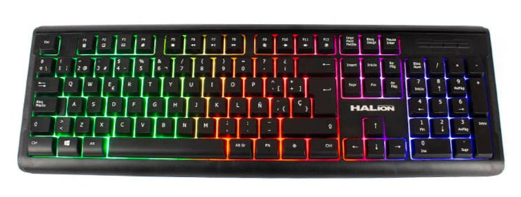 TECLADO HALION HA-K640 | MEMBRANA | RAINBOW