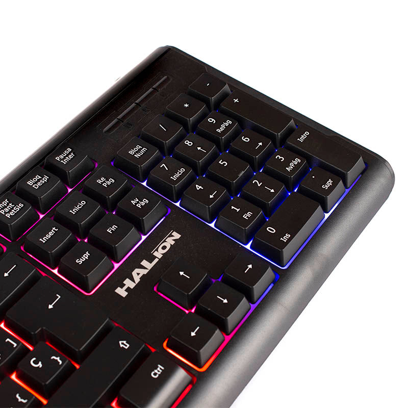 TECLADO HALION HA-K640 | MEMBRANA | RAINBOW