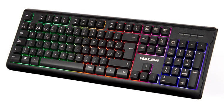 TECLADO HALION HA-K640 | MEMBRANA | RAINBOW