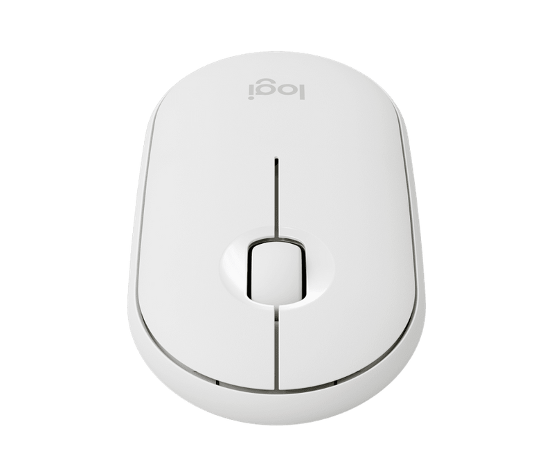 MOUSE LOGITECH M350 PEBBLE | BLUETOOTH - INALÁMBRICO | 1,000 DPI | BLANCO