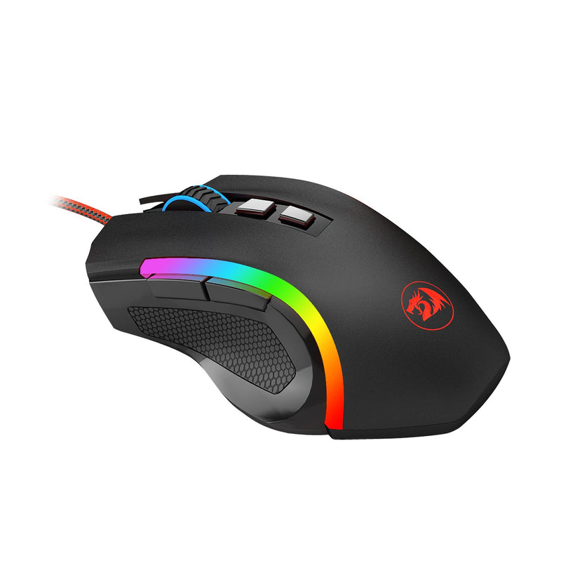 MOUSE REDRAGON GRIFFIN M607 | 7,200 DPI | RGB | NEGRO