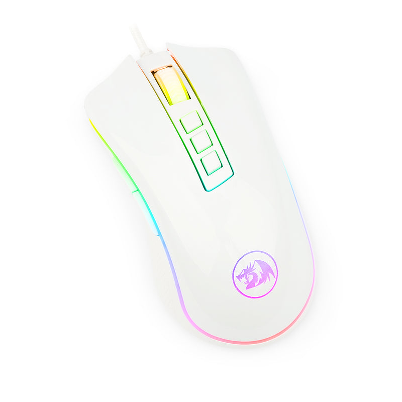 MOUSE REDRAGON COBRA CHROMA M711 | 10,000 DPI | RGB | BLANCO