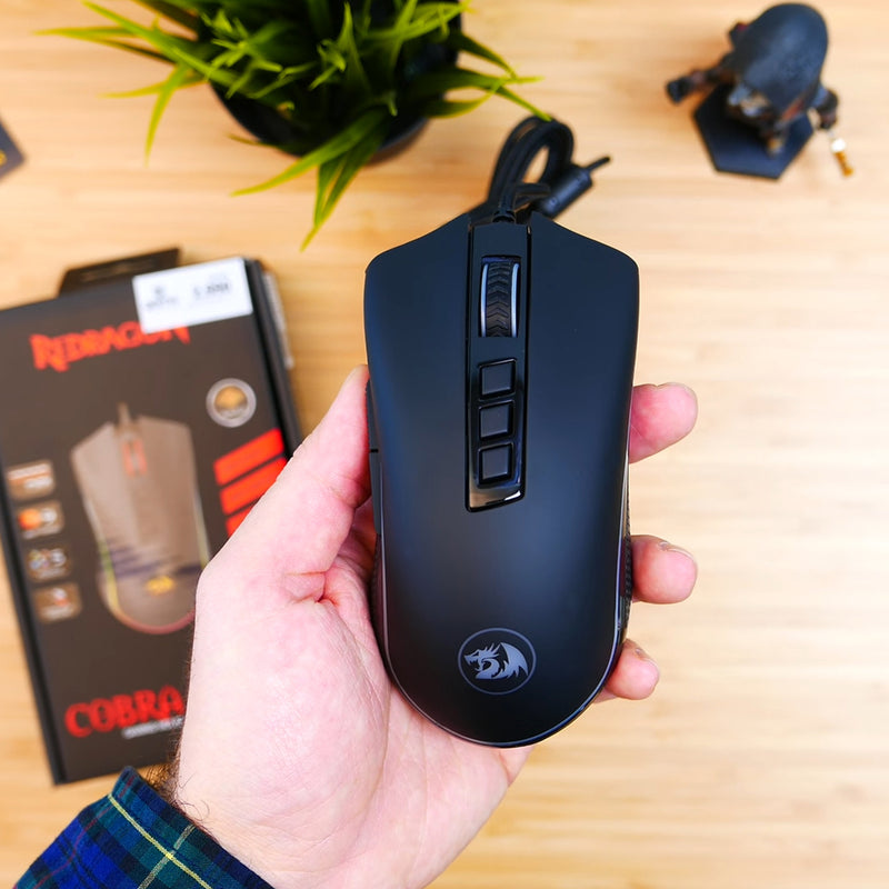 MOUSE REDRAGON COBRA CHROMA M711 | 10,000 DPI | RGB | NEGRO