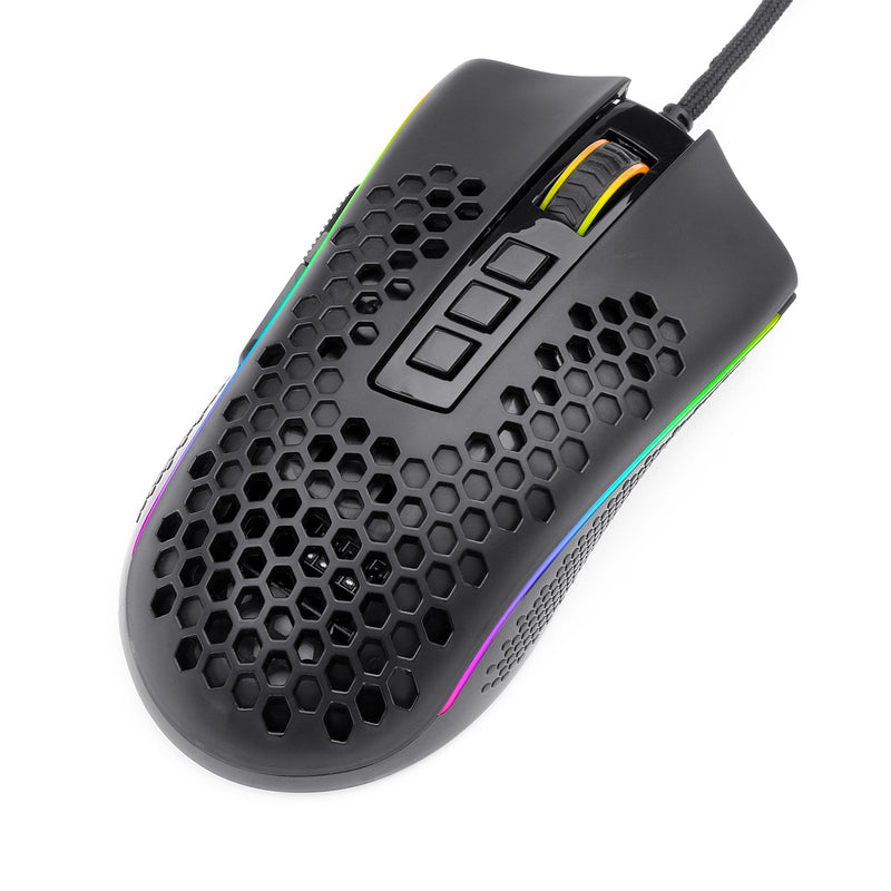 MOUSE REDRAGON STORM ELITE M988 | 16,000 DPI | RGB | NEGRO