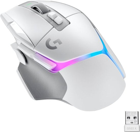 MOUSE LOGITECH G502 X PLUS LIGHTSPEED | INALAMBRICO | 25,000 DPI | RGB | BLANCO