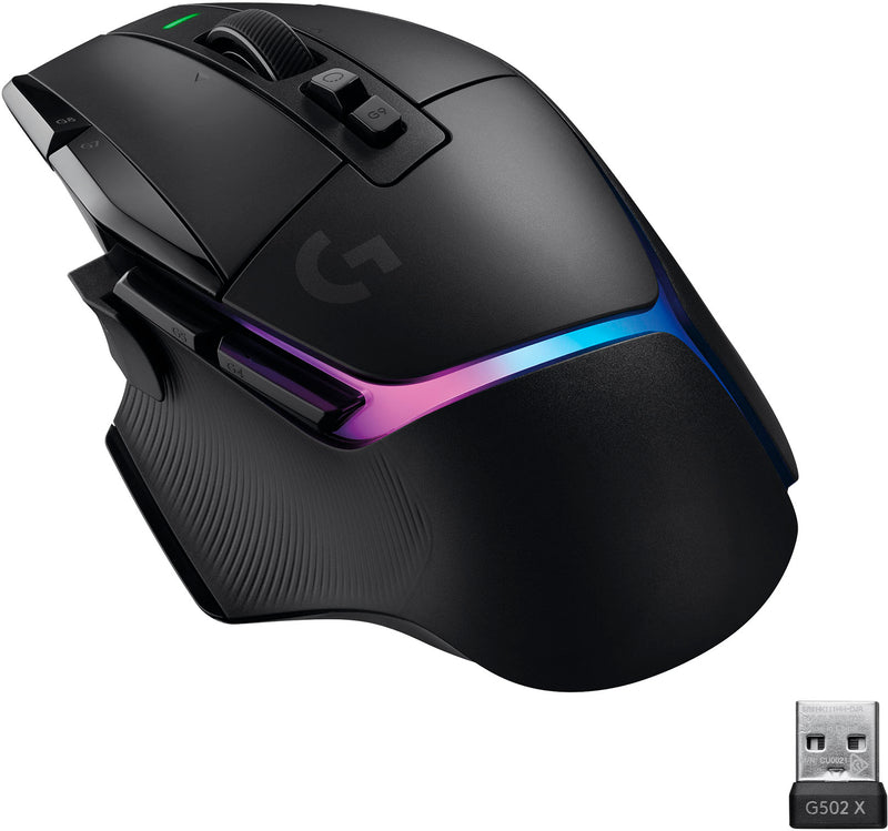 MOUSE LOGITECH G502 X PLUS LIGHTSPEED | INALAMBRICO | 25,000 DPI | RGB | NEGRO