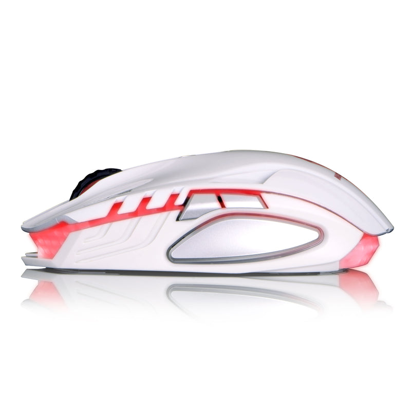 MOUSE MICRONICS ALIEN MIC M834WL | INALAMBRICO | 1,600 DPI | ROJO | BLANCO