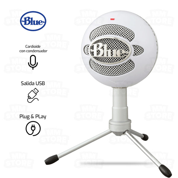 MICROFONO BLUE SNOWBALL ICE | USB | BLANCO