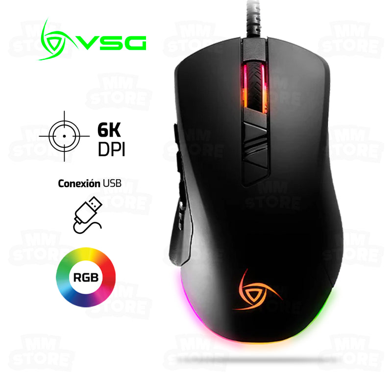 MOUSE VSG CETUS | 6,200 DPI | RGB