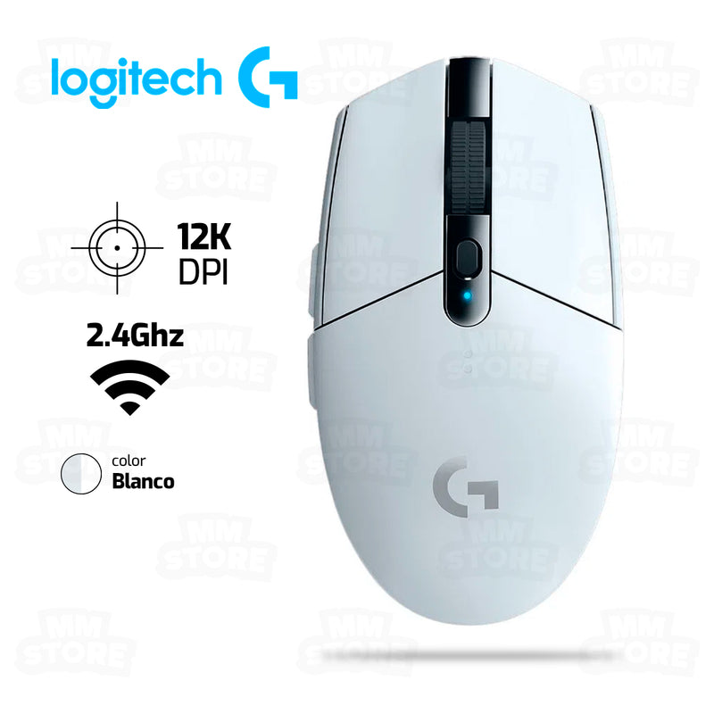 MOUSE LOGITECH G305 | INALAMBRICO | 12,000 DPI | BLANCO