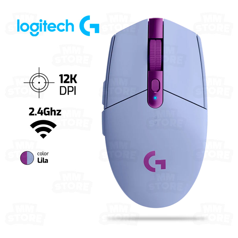 MOUSE LOGITECH G305 | INALAMBRICO | 12,000 DPI | LILA