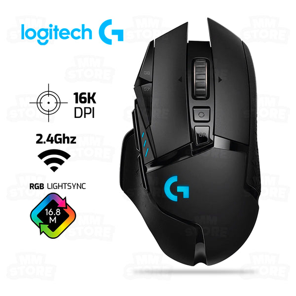 MOUSE LOGITECH G502 LIGHTSPEED | INALAMBRICO | 16,000 DPI | RGB