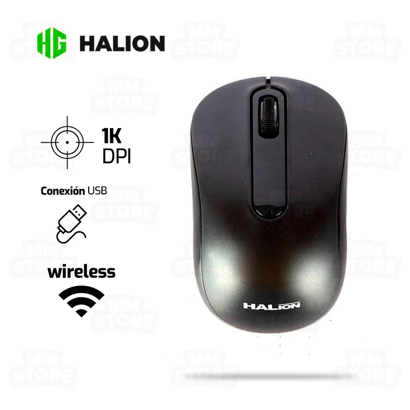 MOUSE HALION HA-M790W | INALAMBRICO | 1,000 DPI