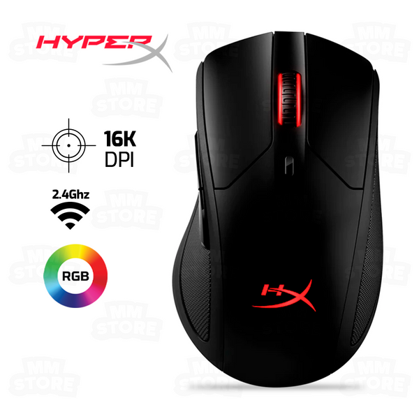 MOUSE HYPERX PULSEFIRE DART | INALAMBRICO | 16,000 DPI | RGB