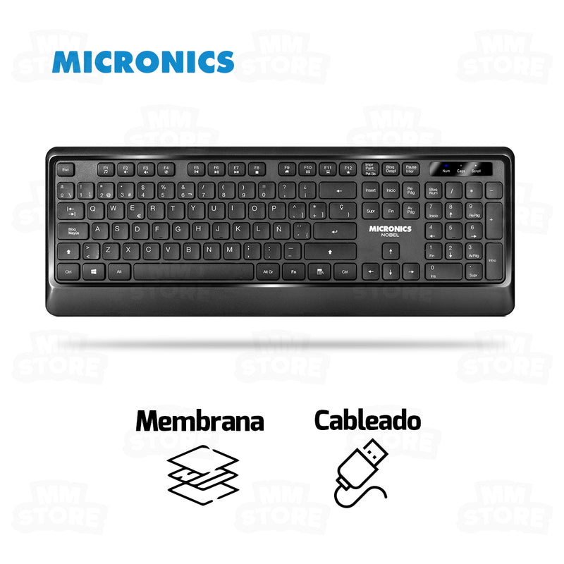 TECLADO MICRONICS NOBEL MIC K708 | MEMBRANA